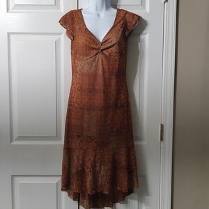 Sfuzi Patchwork Dress boho bohemian night out  Sz S